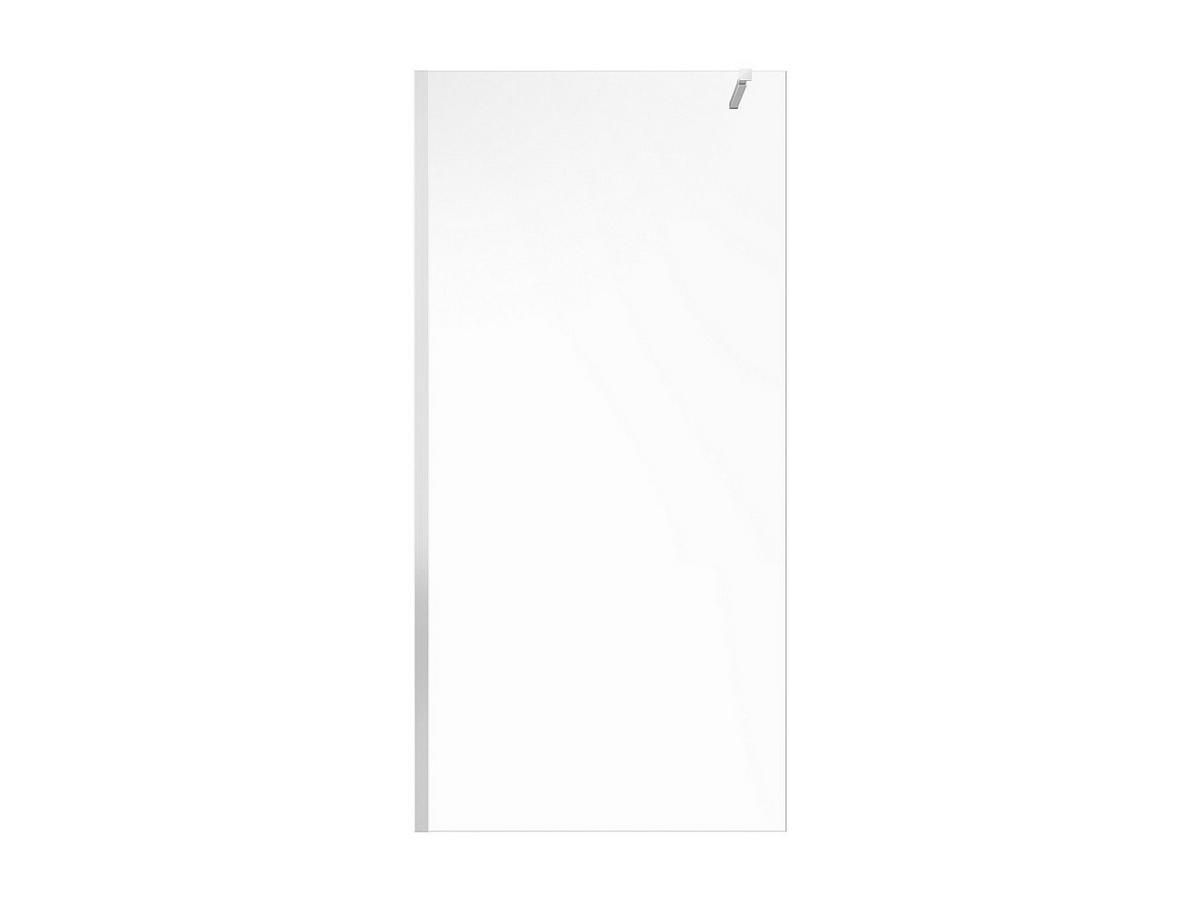 DUSCHTRENNWAND Seitenwand italienische Dusche - 120 x 200 cm - Chromfarben - DAREN - Silberfarben, Metall (120/200cm) - Vente-Unique