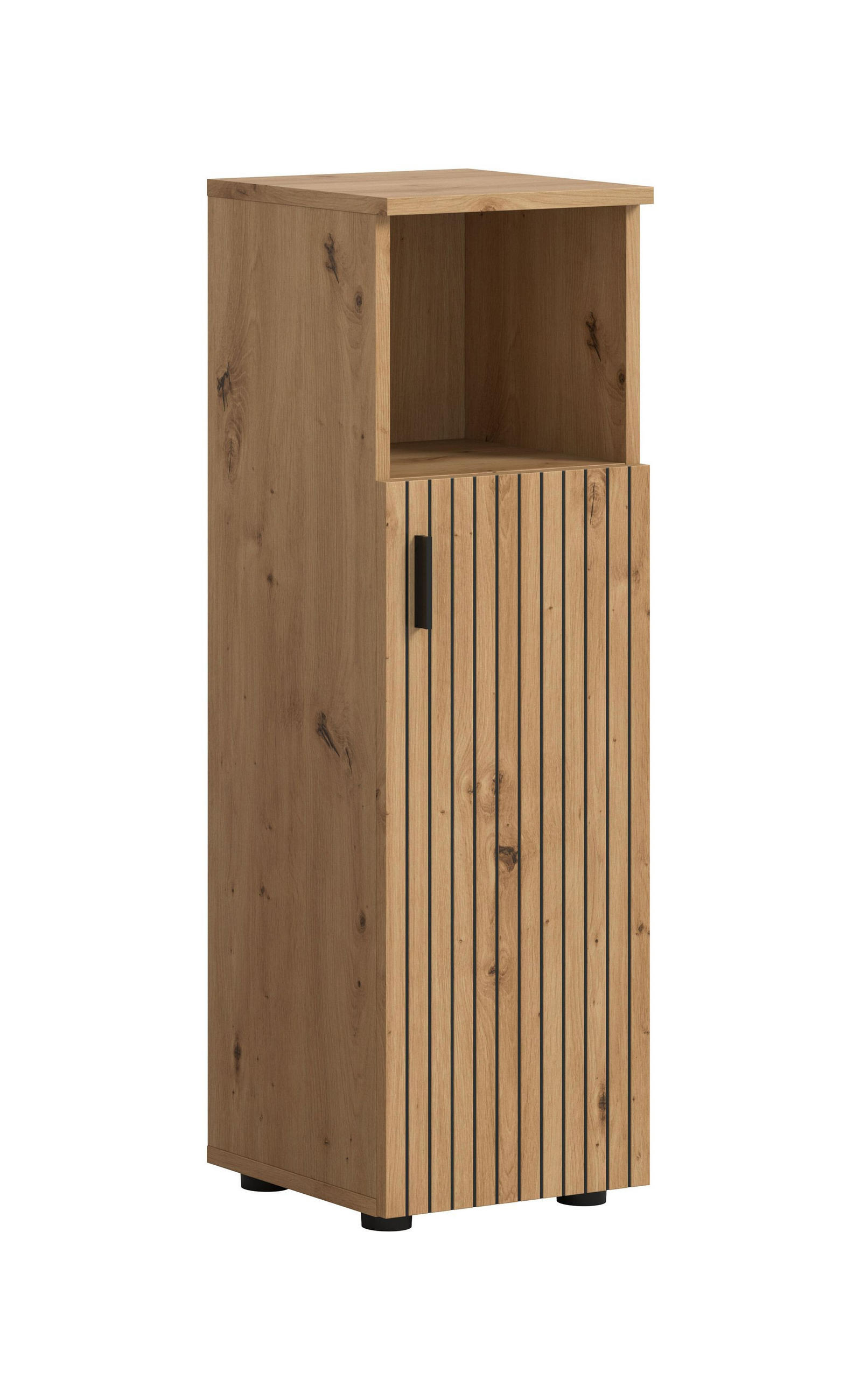 Homes & Jones Badschrank Eiche Artisan 30x95x30 cm