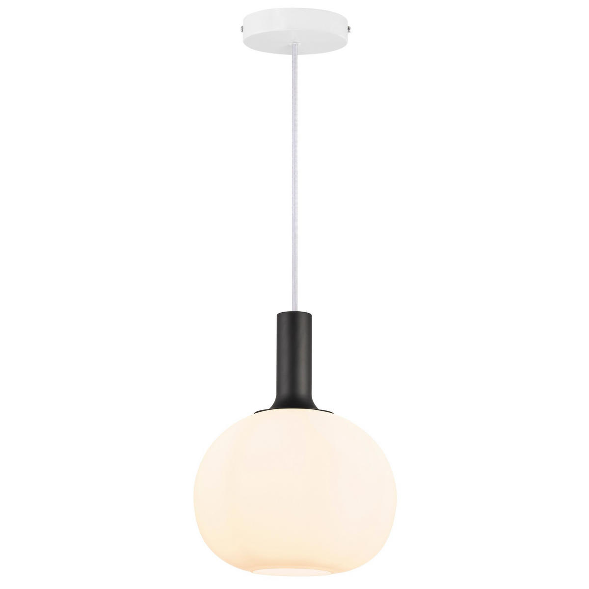 HÄNGELEUCHTE Alton - Weiß - 33 cm - Weiß, Glas (33/25/33cm) - Nordlux