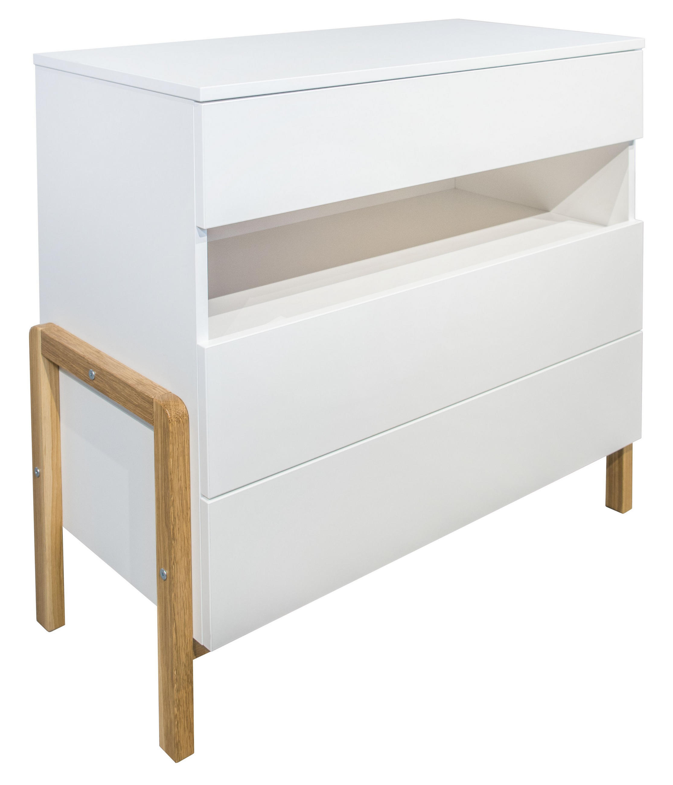KOMMODE VICTOR Weiß 94/90/45 - Weiß, Holzwerkstoff (94/90/45cm) - RAUMHIRSCH FURNITURE