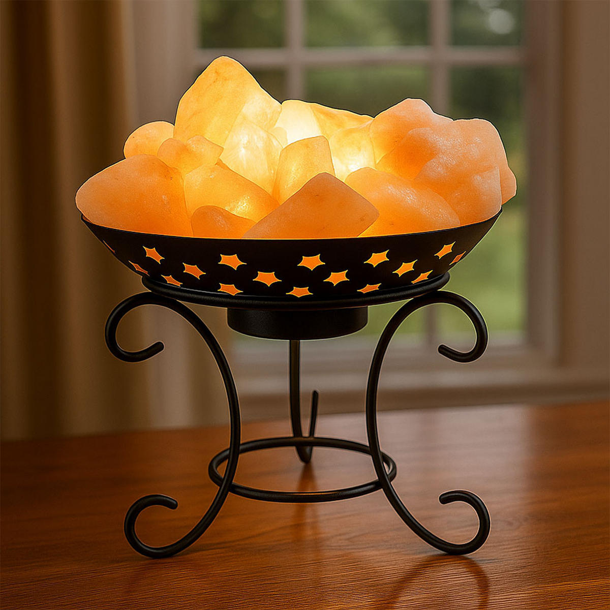 TISCHLEUCHTE STONE Orange - Orange, Metall (25.4/25.4/25.4cm) - Globo Lighting