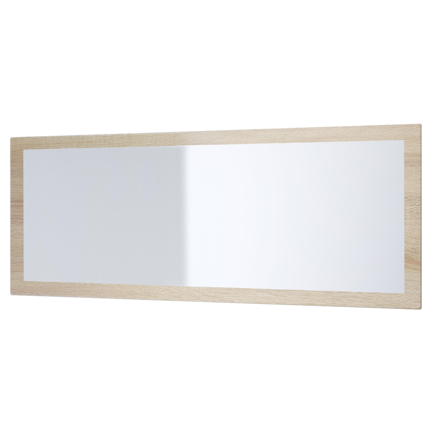 SPIEGEL Lima Eiche sägerau - Eiche San Remo, Holzwerkstoff (139/55/2cm) - Vladon