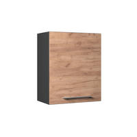 HÄNGESCHRANK Fame-Line, Goldkraft Eiche, 60 cm - Eichefarben/Anthrazit, Holzwerkstoff (60/72/34.1cm) - Vicco