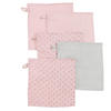 WASCHLAPPEN 5er-Set rosa - Rosa, Textil (25/25cm) - Roba