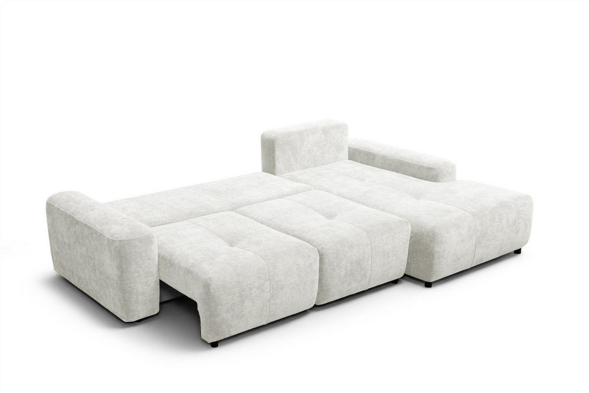 ECKSOFA Argos In Vibe - Creme, Holzwerkstoff/Textil (267/170cm) - Fun Möbel