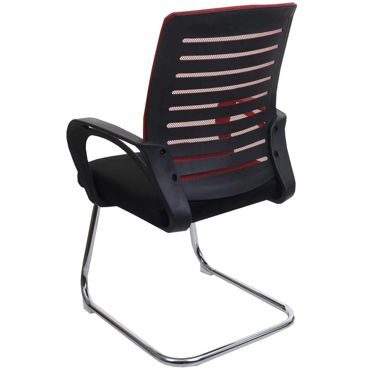KONFERENZSTUHL Rot - Rot, Textil (60/94/49cm) - MCW