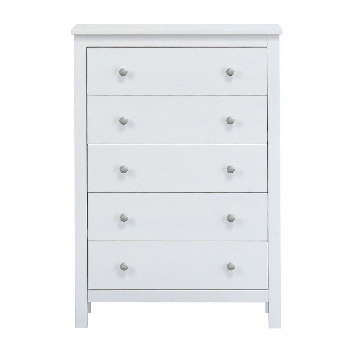 KOMMODE Massivholz 37/106/75 cm - Weiß, Holz (106/75/37cm) - hagge home