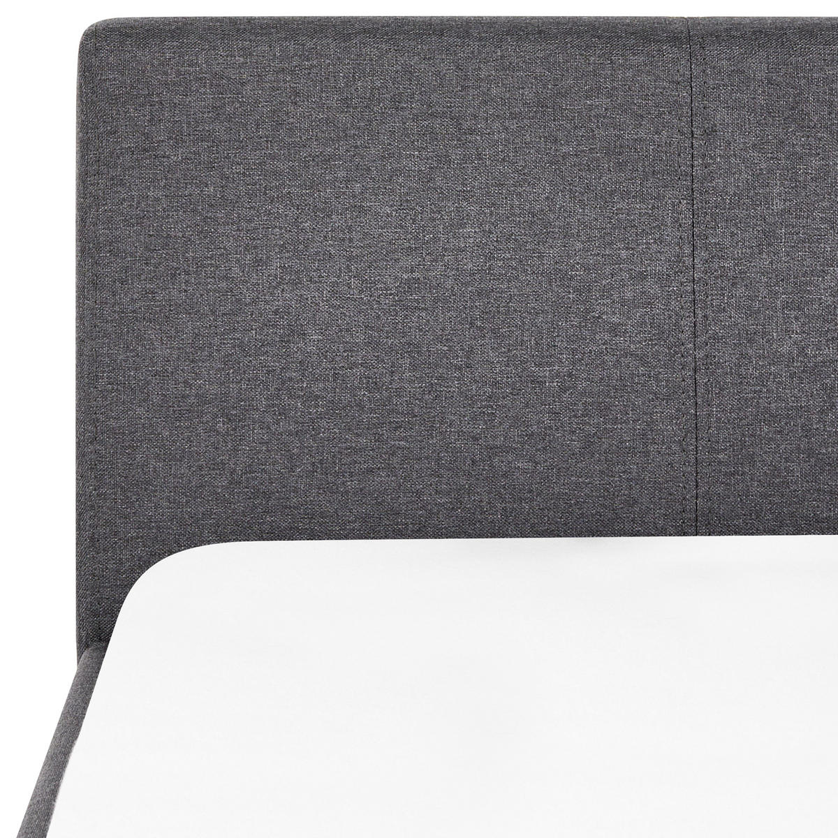 TAGESBETT 90/200 cm Dunkelgrau Marmande - Dunkelgrau, Textil (90/200cm) - Beliani