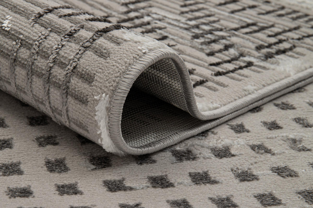 TEPPICH CRYSTAL Grau 250/350 cm - Grau, Textil (250/350cm) - Tapiso