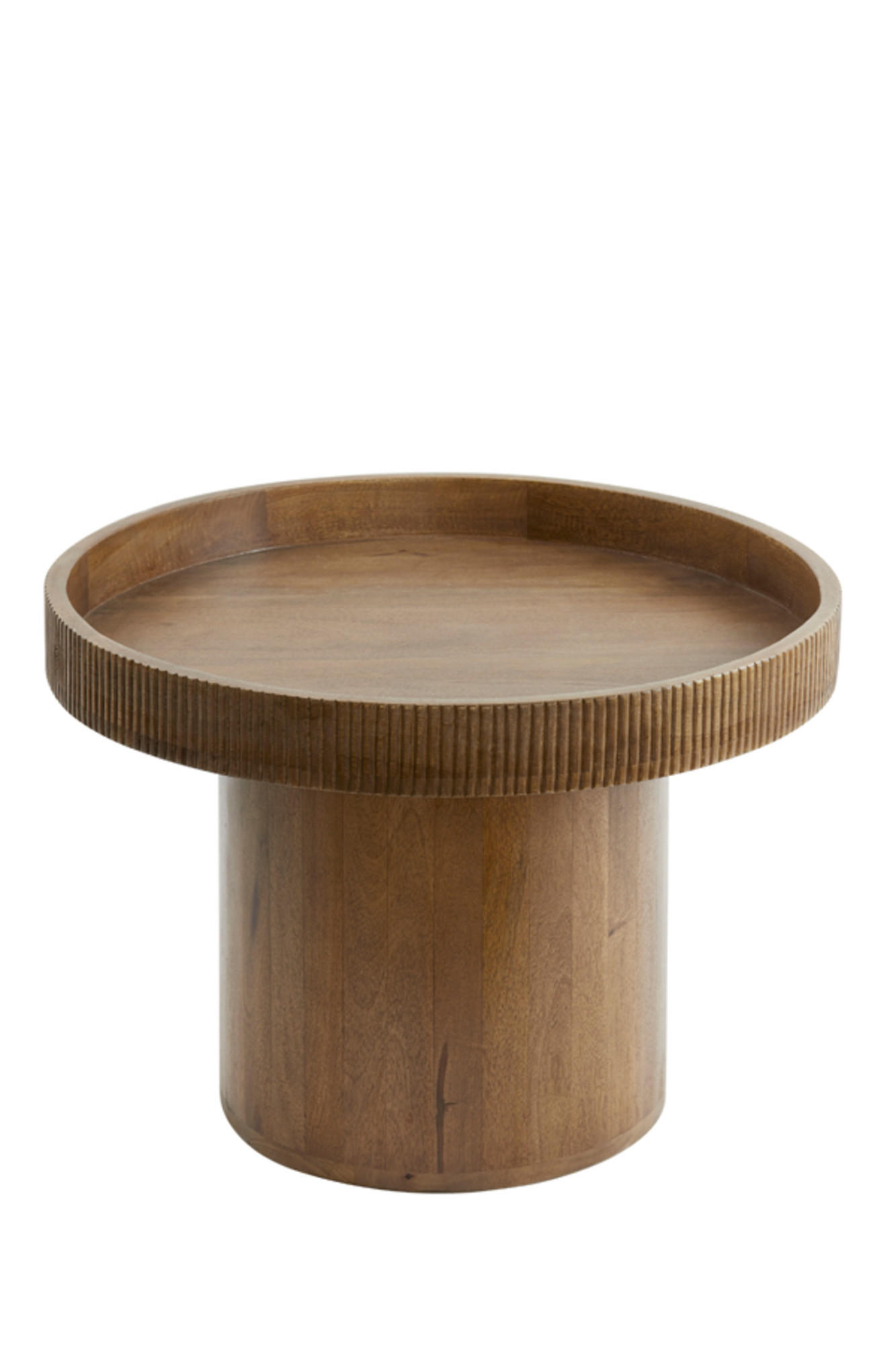BEISTELLTISCH Kalomo Braun Ø60/44 cm - Braun, Holz (60/60/44cm) - Light & Living