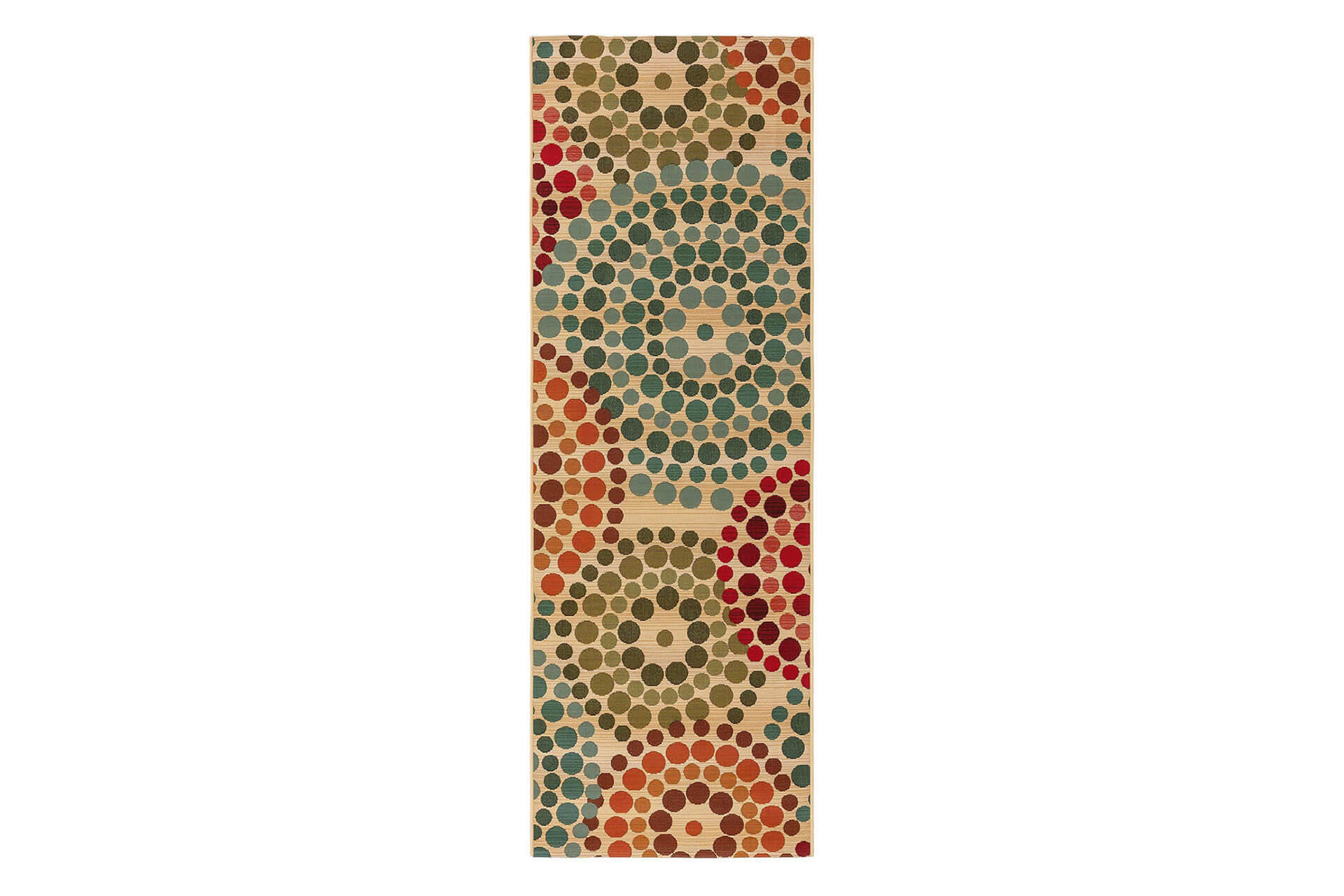 OUTDOORTEPPICH Artis Beige/Multicolor 80x250 cm - Beige/Multicolor, Kunststoff/Textil (80/1cm) - KUNSTLOFT