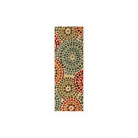 OUTDOORTEPPICH Artis Beige/Multicolor 80x250 cm - Beige/Multicolor, Kunststoff/Textil (80/1cm) - KUNSTLOFT