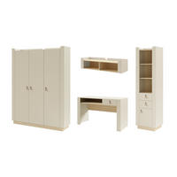 JUGENDZIMMER-SET SOVI C 4-teilig in Macadamia / Eiche Mavelie - Eichefarben/Beige, Holzwerkstoff (325/201/52cm) - Deine Möbel 24