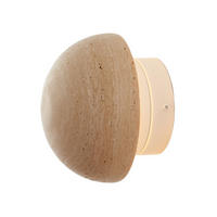 WANDLEUCHTE Elvin, Beige, 15cm - Beige, Stein (15/15/15cm) - KOSILUM