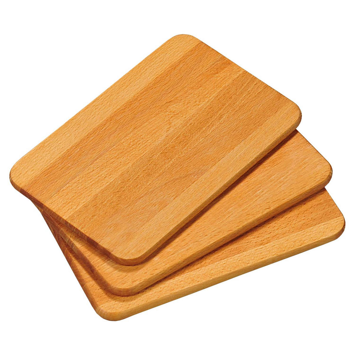 FRÜHSTÜCKSBRETTCHEN, 15 Stück, Buche - 23 x 15cm - Naturfarben, Holz (15/23cm) - Kesper