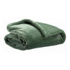 MAXI-DECKE Michka mandelgrün 180 x 220 cm - Salbeigrün, Textil (180/220cm) - Vivaraise