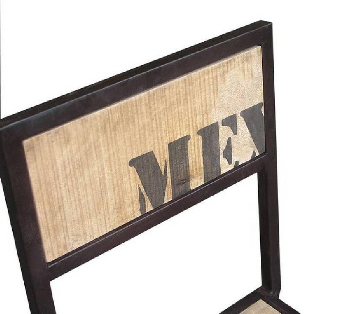 STUHL Massivholz 45 x 46 x 92 cm mehrfarbig FACTORY #109 - Multicolor, Holz (45/92/46cm) - Massivmoebel24