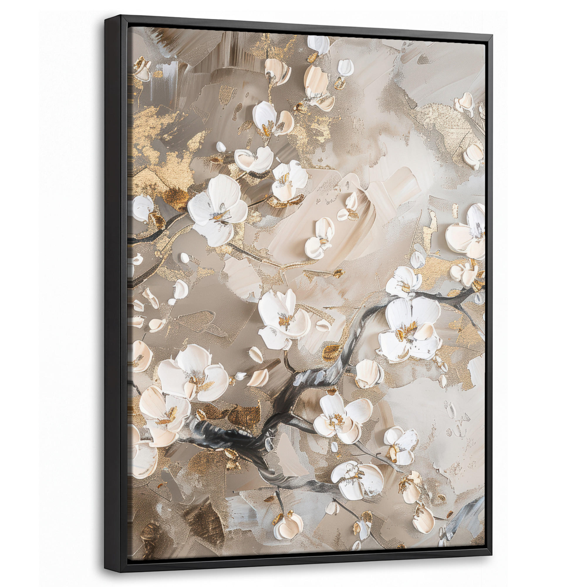 MuchoWow Leinwand Greige 30x40 cm