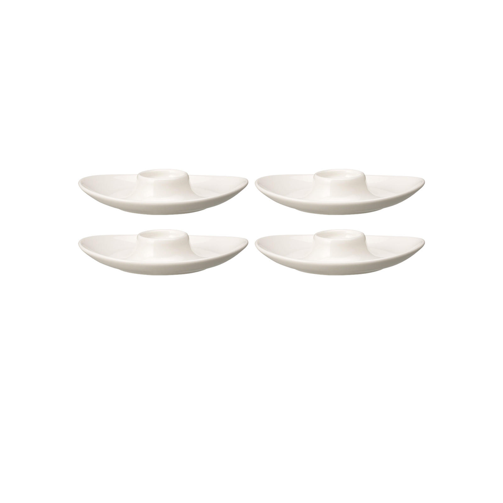 EIERBECHER For Me weiß 14.8 x 11.5 cm 4er Set - Weiß, Keramik (11.5/1/14.8cm) - Villeroy & Boch
