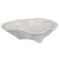DEKOSCHALE Oyster - Weiß, Keramik (6cm) - BUTLERS