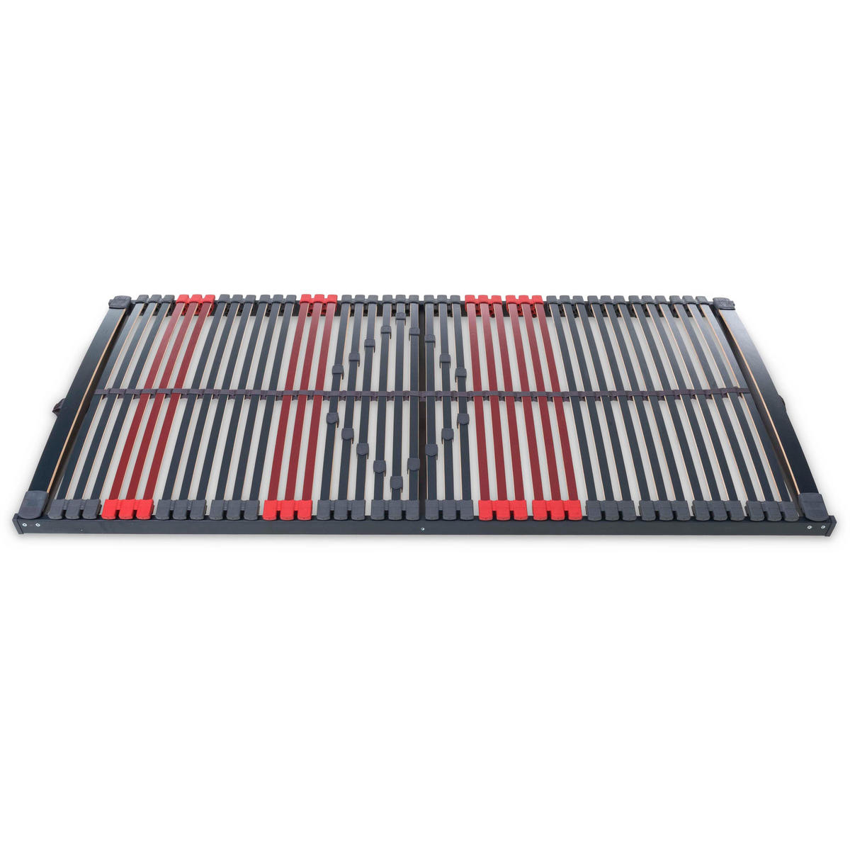 LATTENROST Max Premium NV, 7-Zonen mit 44 Leisten, ohne Verstellung, Größe: 90x200 - Anthrazit, Holz/Textil (90/200cm) - Betten-ABC
