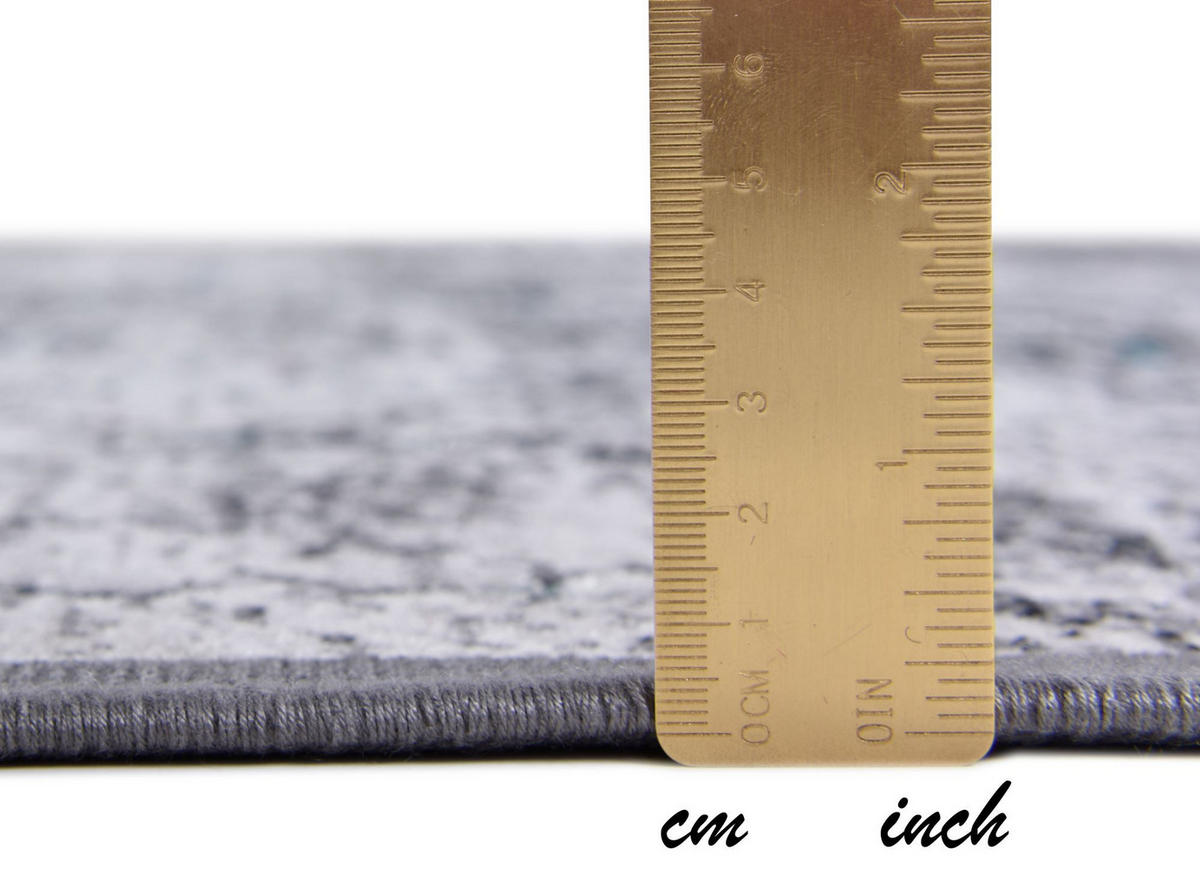 FLACHWEBETEPPICH Orelia 120x180 cm - Türkis, Textil (120/180cm) - Gino Falcone