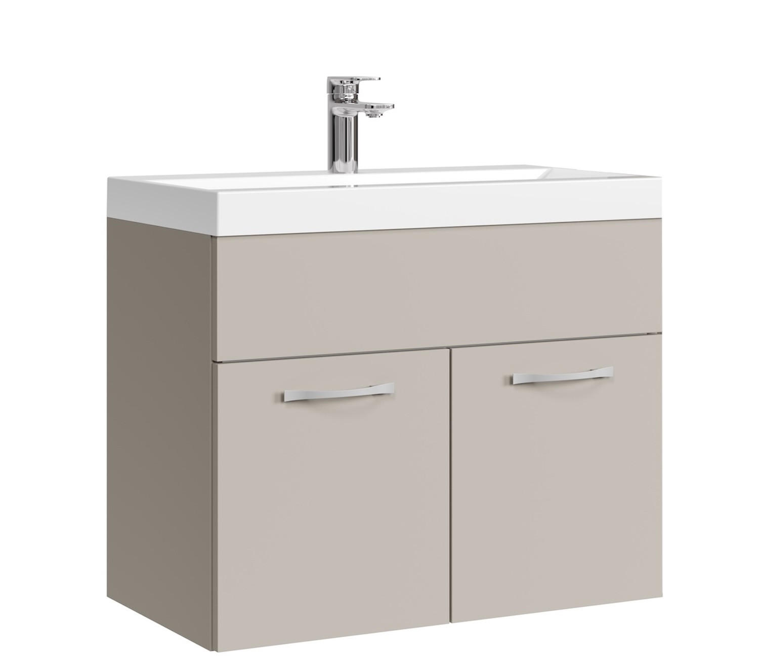 BADMÖBEL-SET Montreal 2 Teile Cashmere - 60 x 35 x 51 cm - Kaschmir, Holz (60/51/35cm) - Badplaats