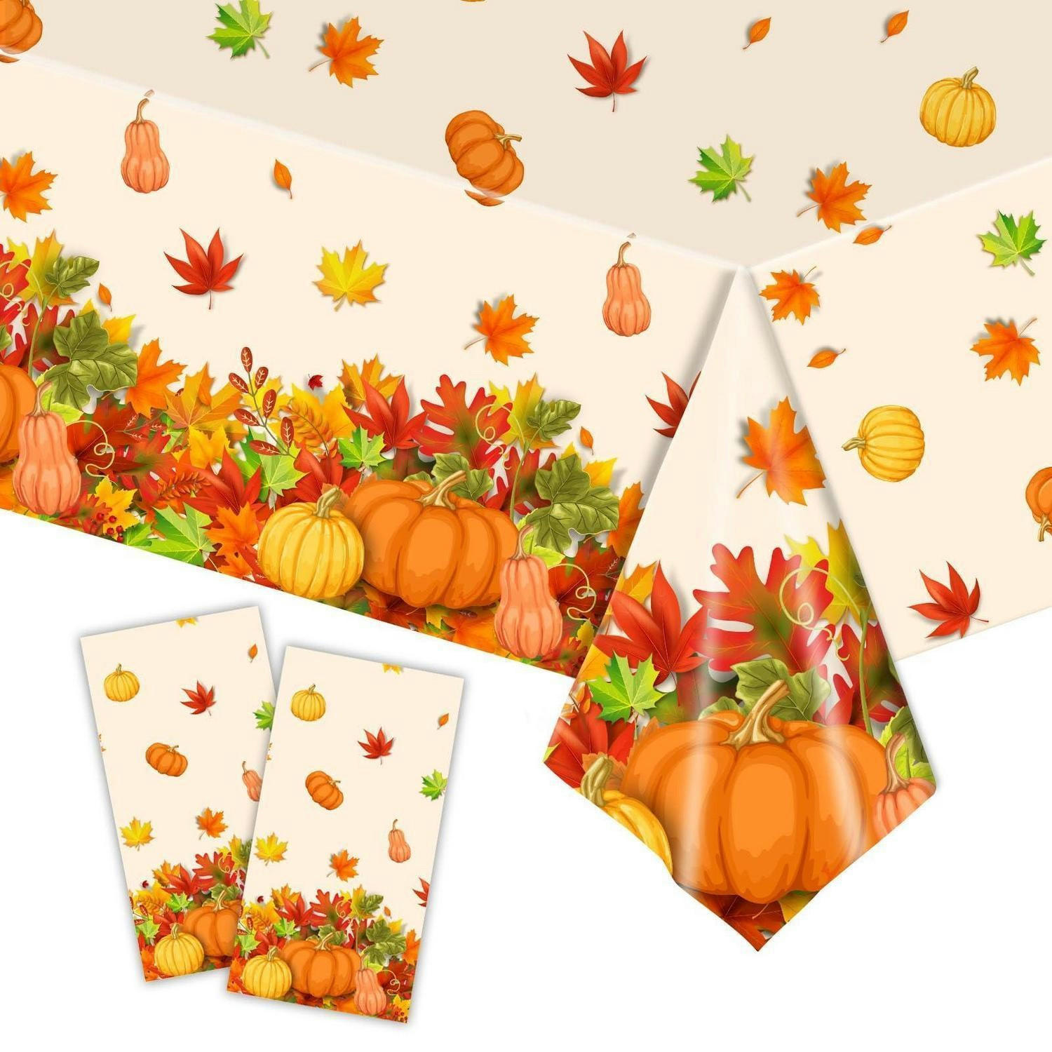 XXXLutz Herbst-Tischdecke Mehrfarbig 137x1.5x274 cm