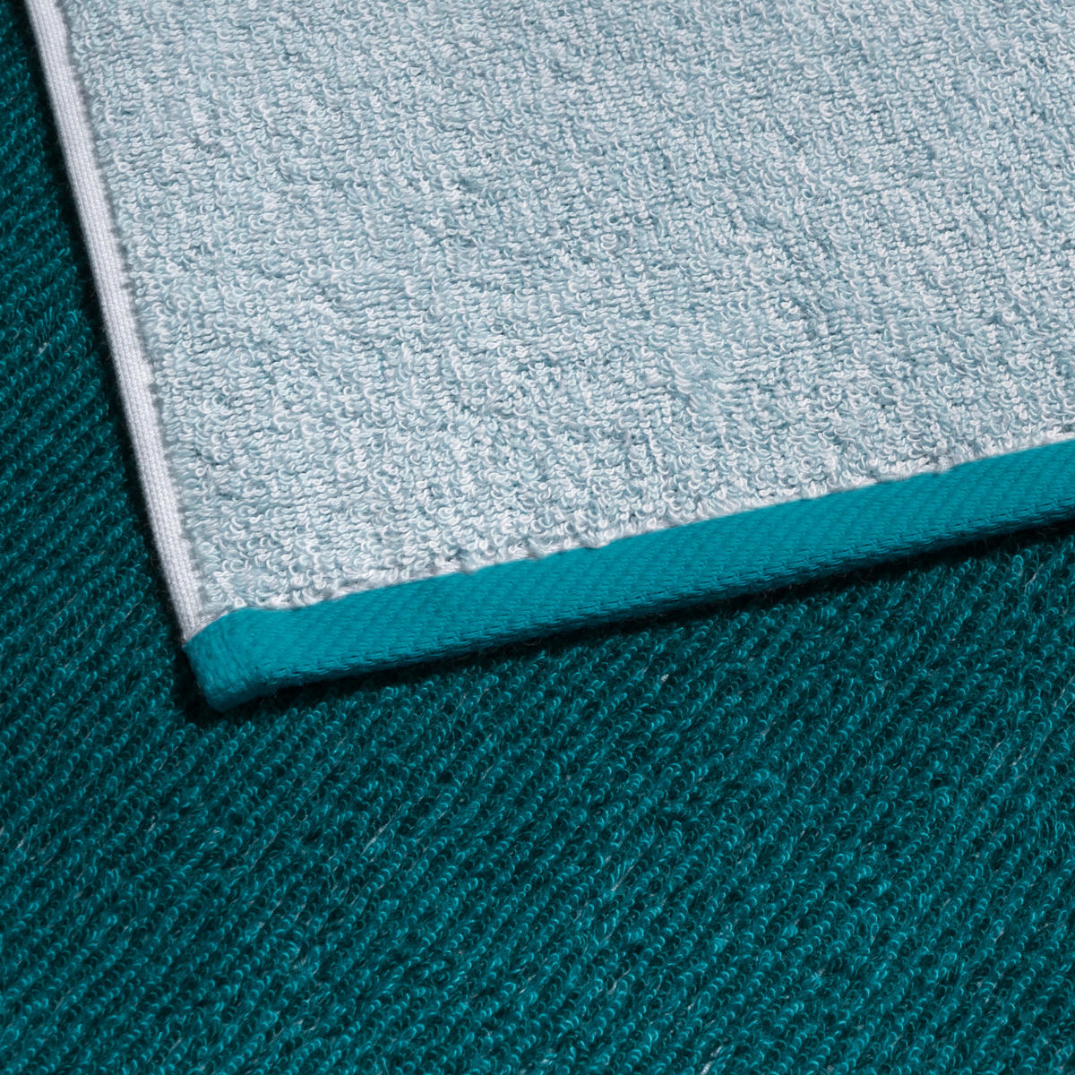DUSCHTUCH TIDE - Blau/Grün, Textil (67/140cm) - MÖVE