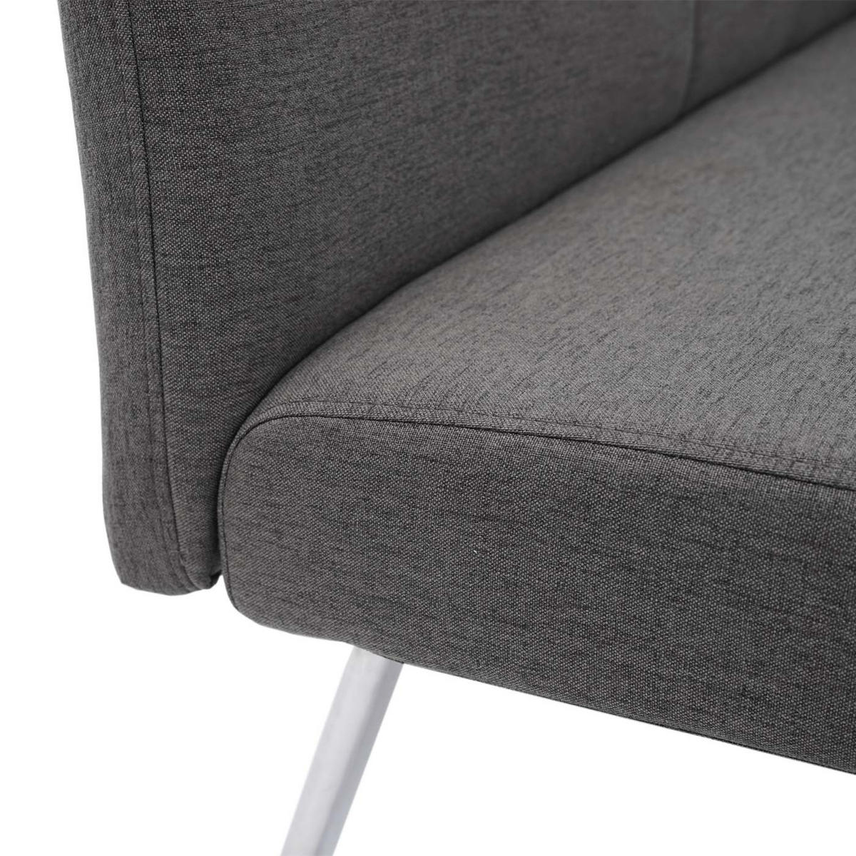 SITZBANK Grau - Grau, Textil (180/99/68cm) - MCW