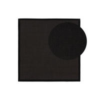 SISAL koberec Sana Čierna 200x200 cm - čierna, plast/prírodné materiály (200/1cm) - KUNSTLOFT