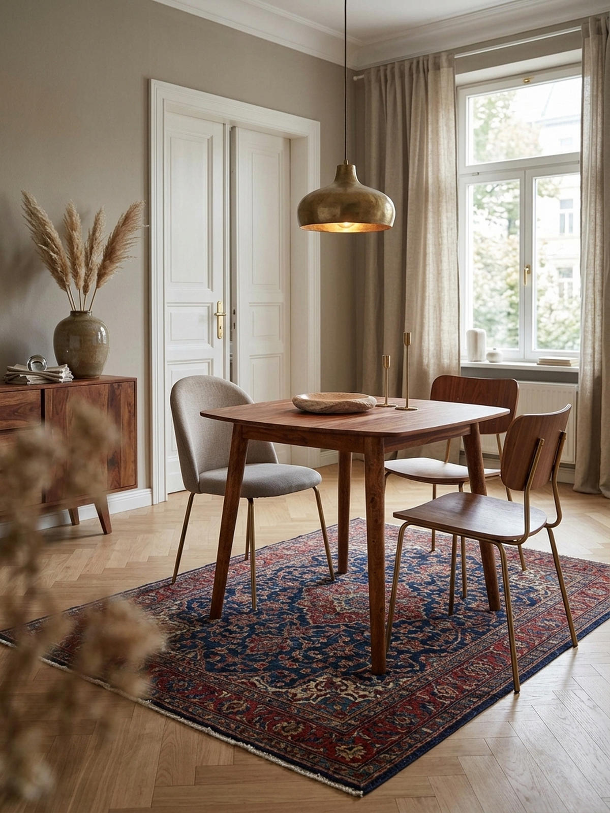 ESSZIMMERTISCH – Massivholz Braun 80x80 cm Landhausstil robust - Braun, Holz (80/80/78cm) - KADIMA DESIGN