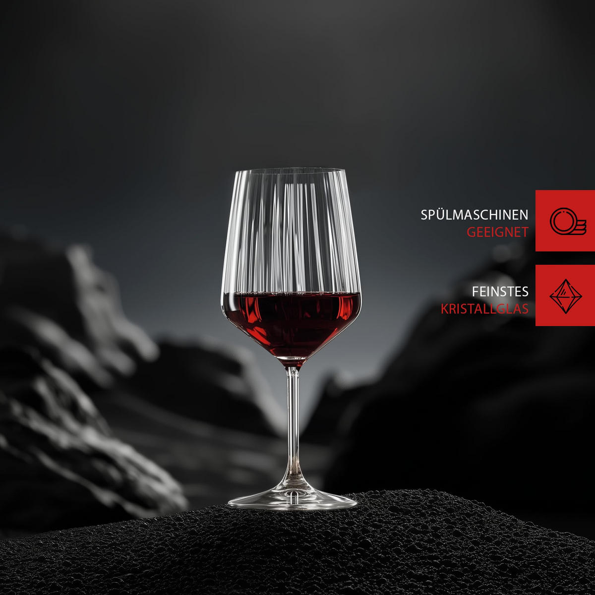 ROTWEINGLÄSER Lifestyle transparent 630 ml 12er Set - Transparent, Glas (0.63L) - Spiegelau