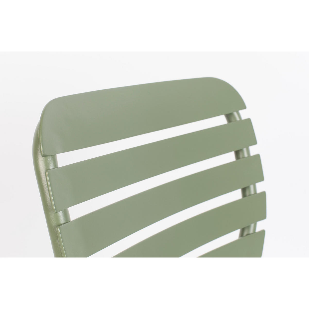 GARTENSET Vondel 4 Personen Esstisch/ 4 Stühle Grün - Grün, Metall - Zuiver