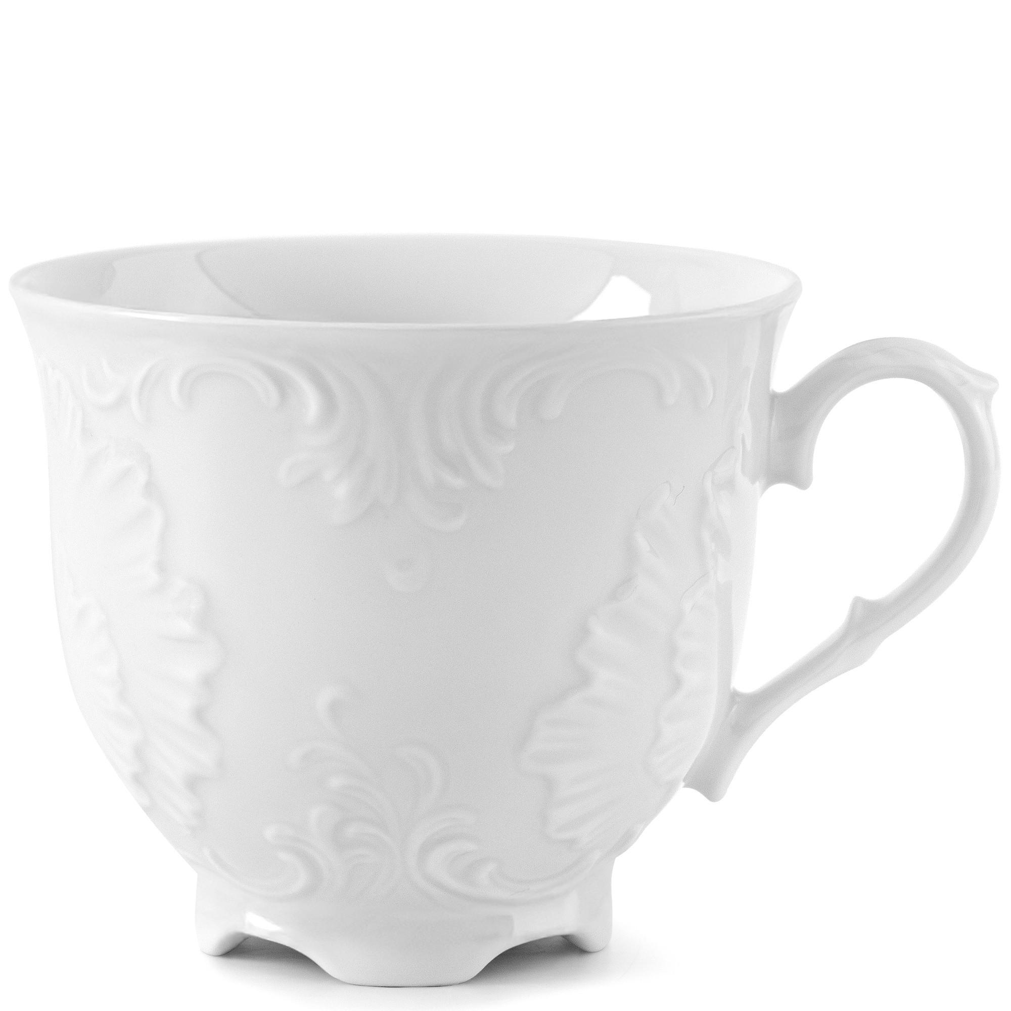 KOMBISERVICE Cmielow Rococo 30-tlg - Weiß, Keramik (25/2/25cm) - KONSIMO®