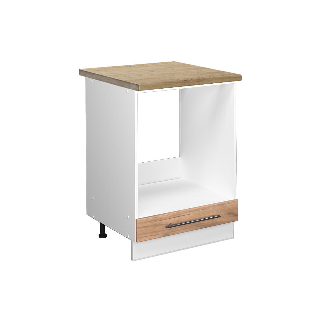 SPISKONVERTERINGSSK&Aring;P Fame-Line Goldkraft ek 60 cm , AP Oak Ekf&auml;rgad, Vit 82/60/60 cm