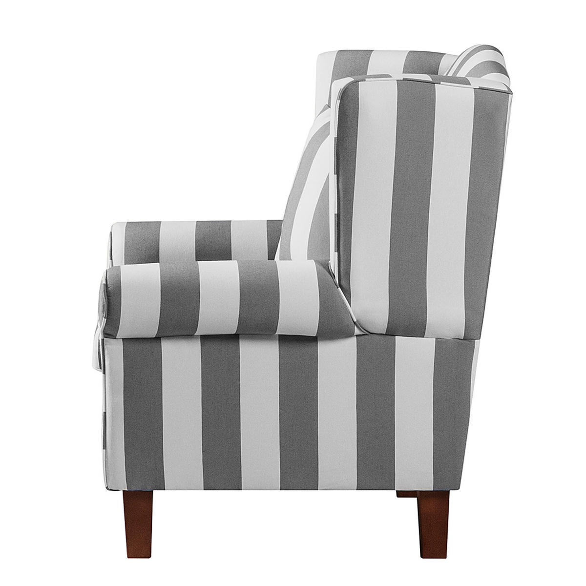 SESSEL - Webstoff - Grau, Holz/Textil (78/95/78cm) - home24
