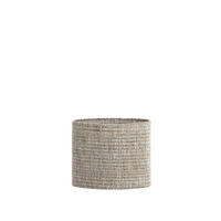 LAMPENSCHIRM Okavi Braun 30/15/25 cm - Braun, Textil (30/15/25cm) - Light & Living