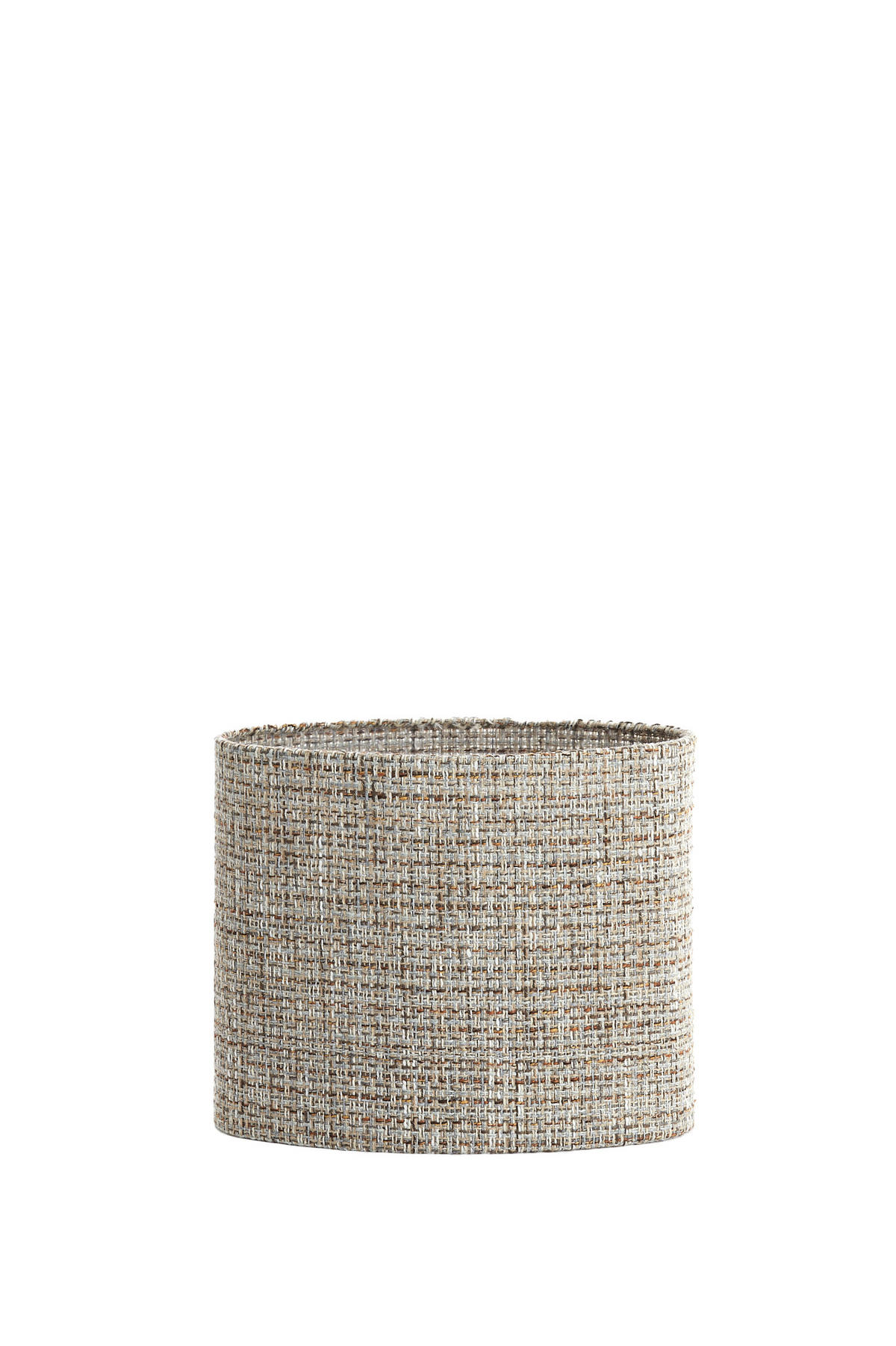 LAMPENSCHIRM Okavi Braun 30/15/25 cm - Braun, Textil (30/15/25cm) - Light & Living