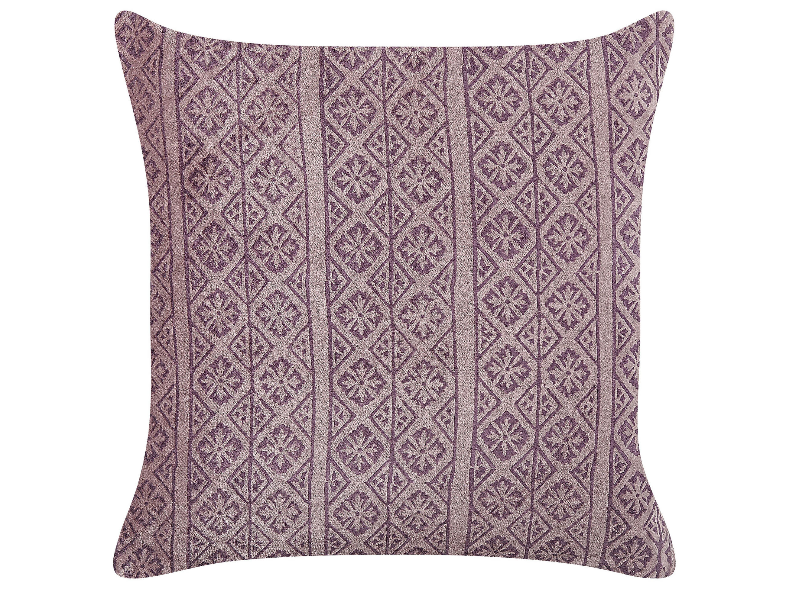 Beliani DEKORATIVNÍ POLŠTÁŘ Růžový 45/45 cm Silybum