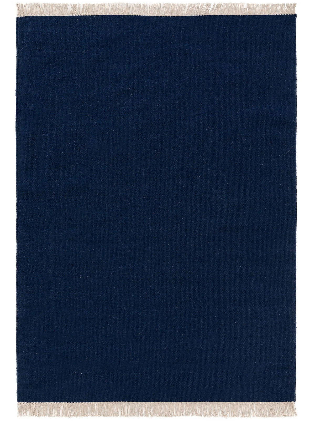 WOLLTEPPICH Liv Dunkelblau 140x200 cm - Dunkelblau, Textil (140/200cm) - benuta Pop