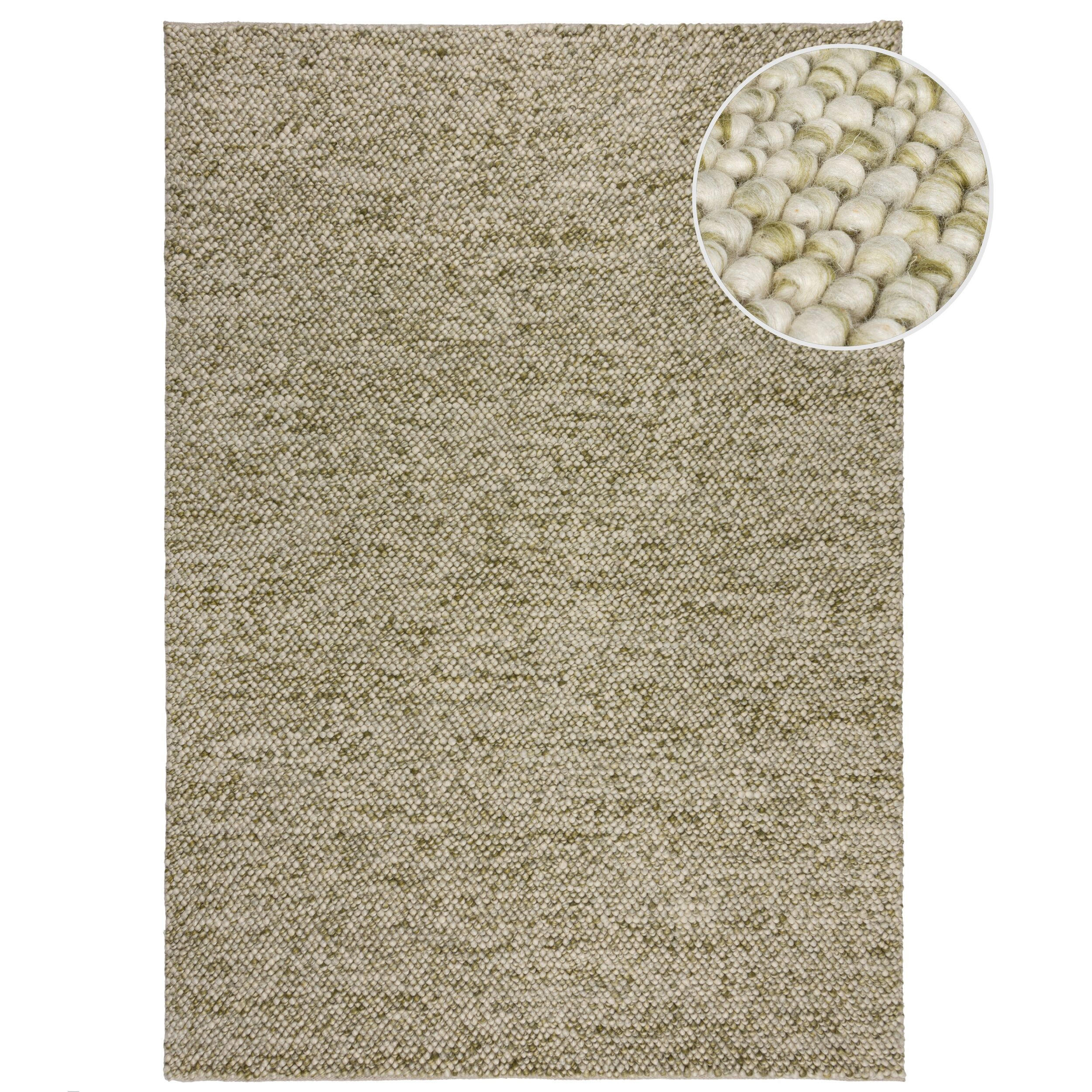 TEPPICH Uni-Design, hochdicht MEDWAY - Grün, Textil (170/120cm) - KADIMA DESIGN