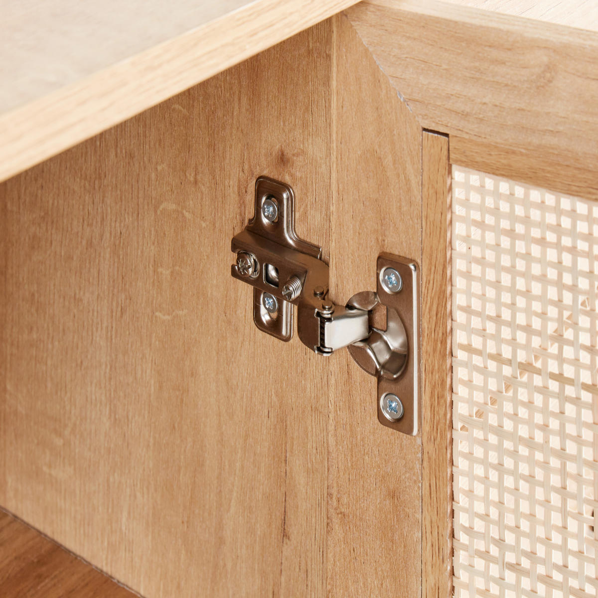 SIDEBOARD se 2 dveřmi Světle hnědý Pasco - hnědá, kompozitní dřevo (120/77/39cm) - Beliani