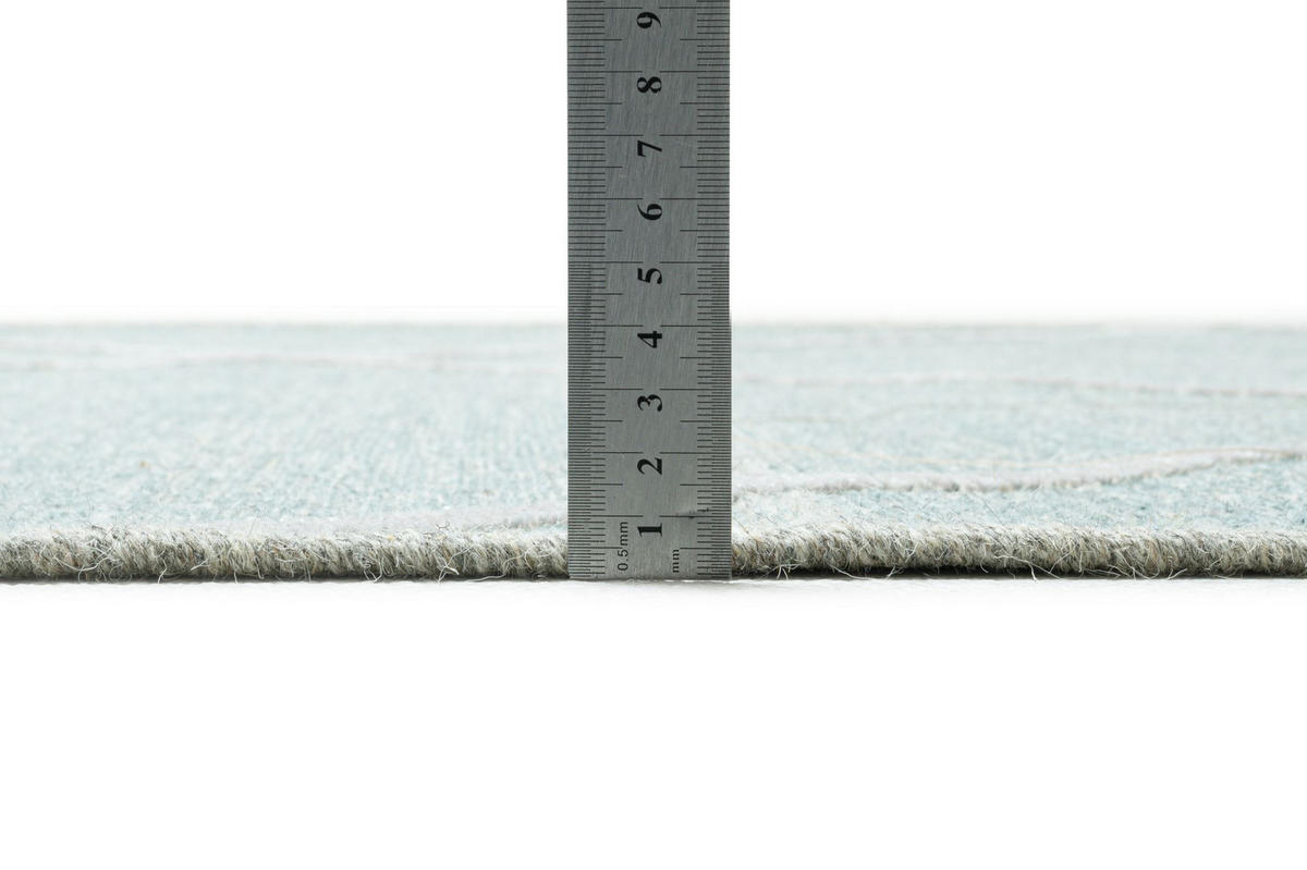 FLACHWEBTEPPICH Braderup 240x340 cm - Hellblau, Textil (240/340cm) - Sansibar SYLT