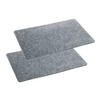 FUSSMATTE INNEN RB 2ER SET - Silberfarben, Textil (40/60cm) - Astra