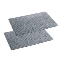 FUSSMATTE INNEN RB 2ER SET - Silberfarben, Textil (40/60cm) - Astra