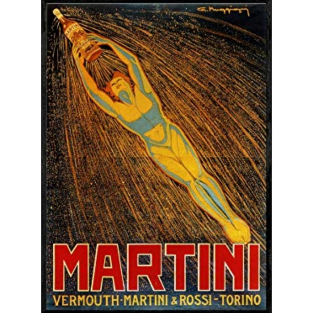 POSTER Martini & Rossi A3 Rahmenlos - Klar, Papier (29.7/5/42cm) - Nacnic