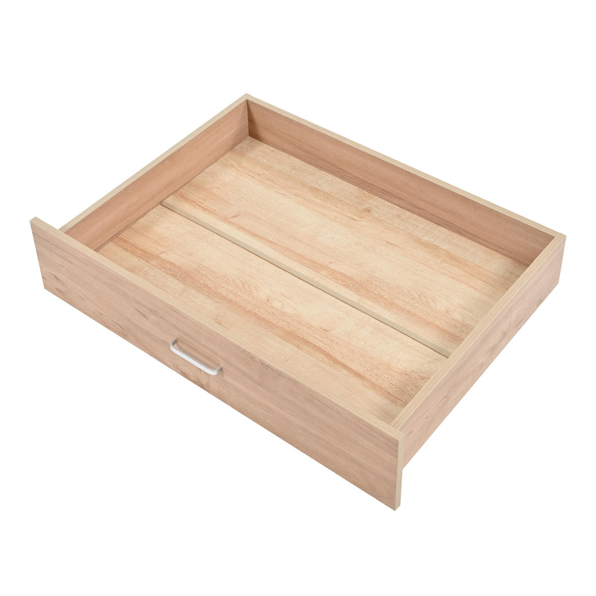 DOPPELBETT Weiß 255/207/80 cm - Weiß, Holzwerkstoff (180/200cm) - Urban Meuble