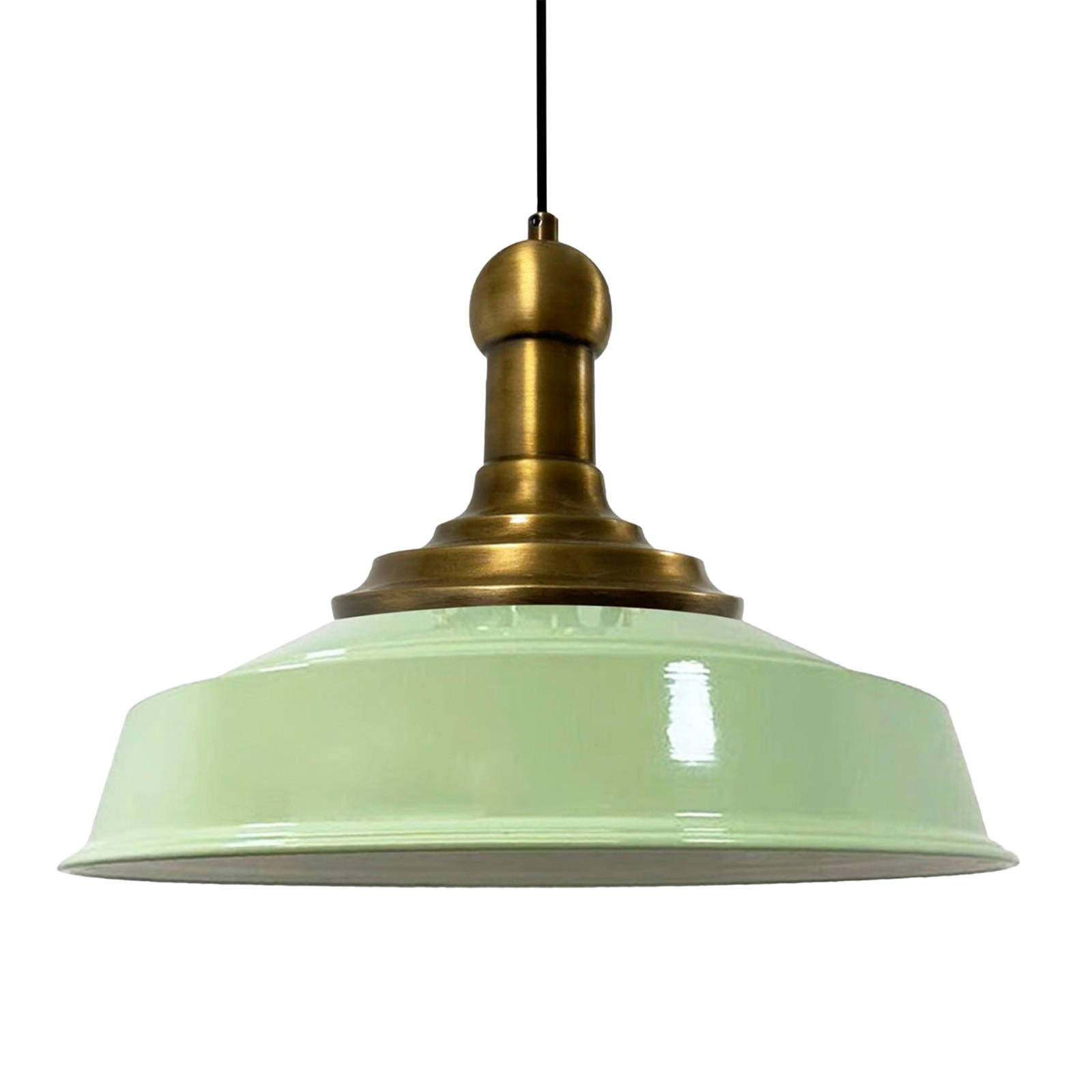 KÜCHENLAMPE Asletl Long-Knob 40/30 cm - Mintgrün, Metall (40/30cm) - Bamyum