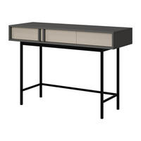 KONSOLENTISCH Alsy AL11 - Anthrazit/Beige, Holzwerkstoff/Kunststoff (43/123/83cm) - MIRJAN24